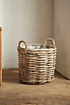 Rattan Cylinder Basket Planter #2